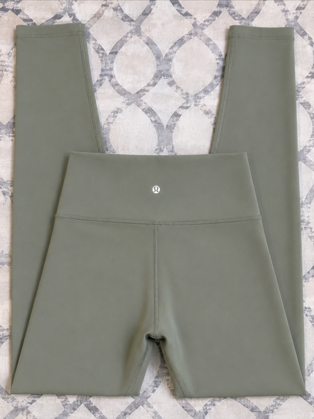 lululemon Olive Green High-Rise Leggings